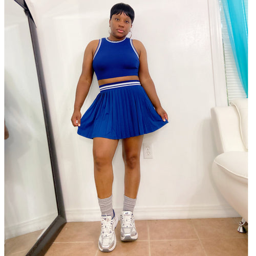 Navy Skort set