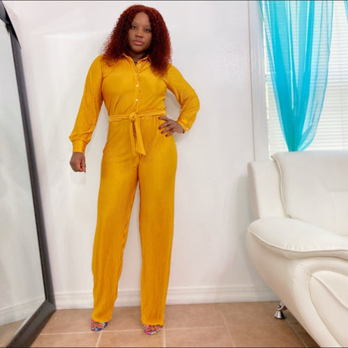 Mustard jumpsuit