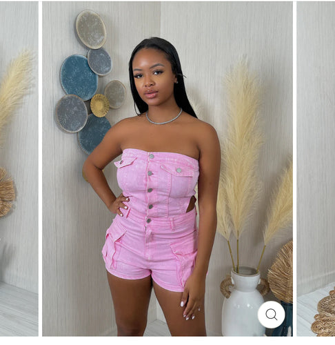 Open side romper