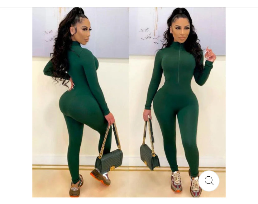 Hunter Green jumpsuit