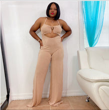 Load image into Gallery viewer, Taupe jumpsuit