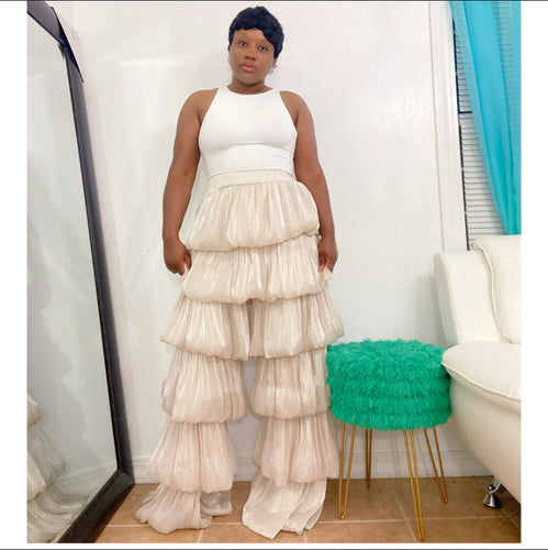 Layer puff pants